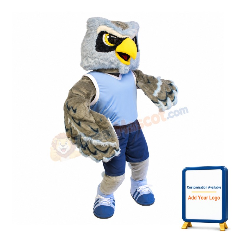 Power Sport Owl Mascot Costume
