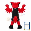 Power Fierce Red Owl Mascot Costume