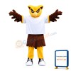College Yellow Owl Mascot Costume