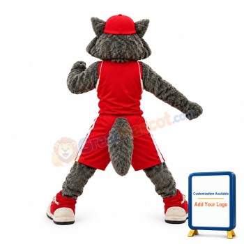 College Sport Wolf Mascot Costume