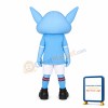 Blue Alien Mascot Costume