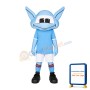 Blue Alien Mascot Costume