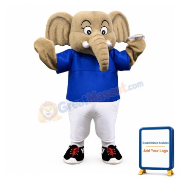 Sport Elephant Mascot Costume