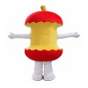 Red Apple Core Mascot Costume