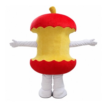 Red Apple Core Mascot Costume