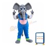 Blue Suit Elephant Mascot Costume