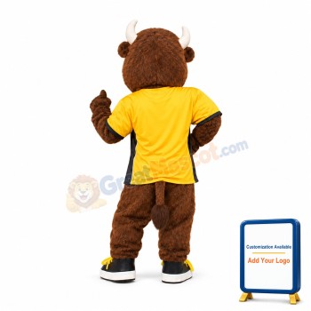 Power Sport Buffalo Mascot Costume