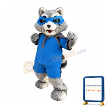 Heroic Raccoon Mascot Costume
