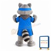Heroic Raccoon Mascot Costume