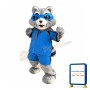 Heroic Raccoon Mascot Costume