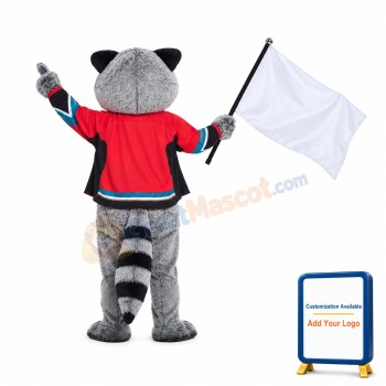 Power Sport Raccoon Mascot Costume