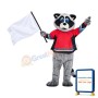 Power Sport Raccoon Mascot Costume