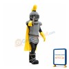 Power Grey Knight Mascot Costume