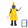 Power Grey Knight Mascot Costume