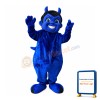 Friendly Blue Devil Mascot Costume