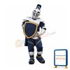 Blue & White Knight Mascot Costume
