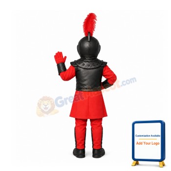 Red & Black Knight Mascot Costume