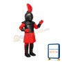 Red & Black Knight Mascot Costume