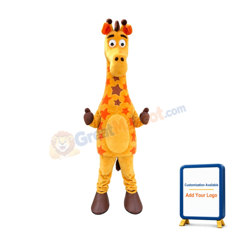 Cute Giraffe Mascot Costume