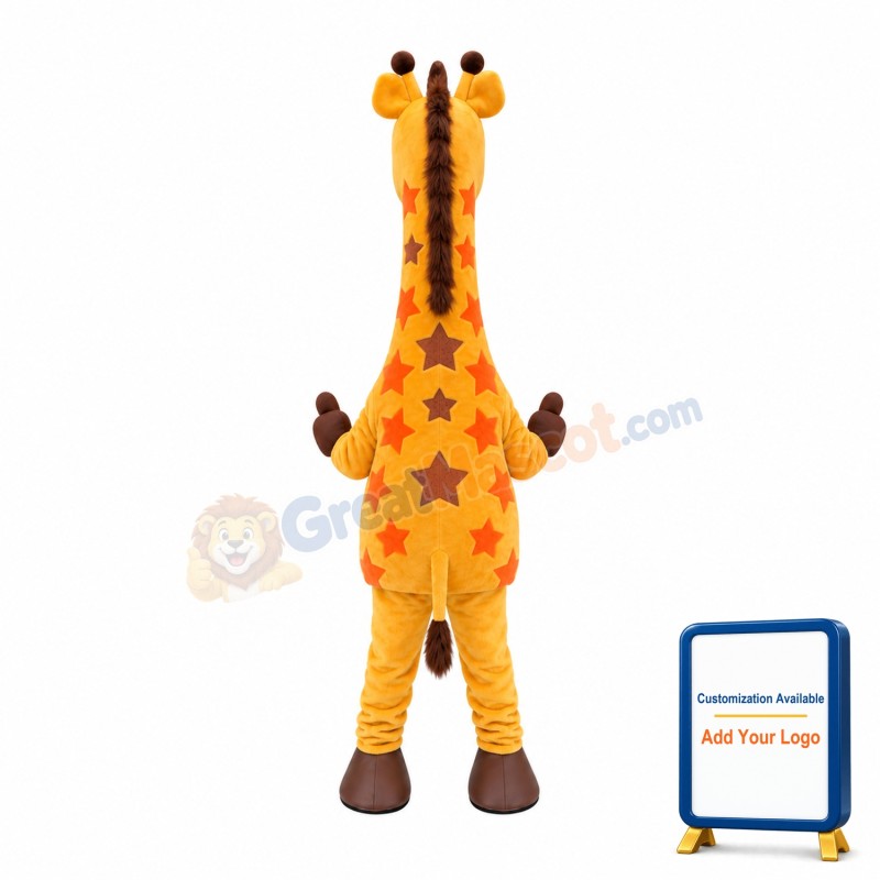 Cute Giraffe Mascot Costume
