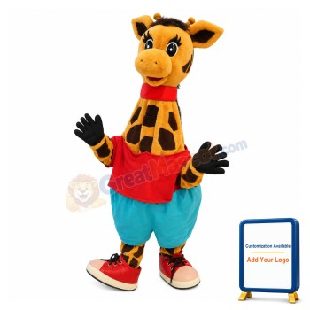 Lovely Lightweight Giraffe Mascot Costume