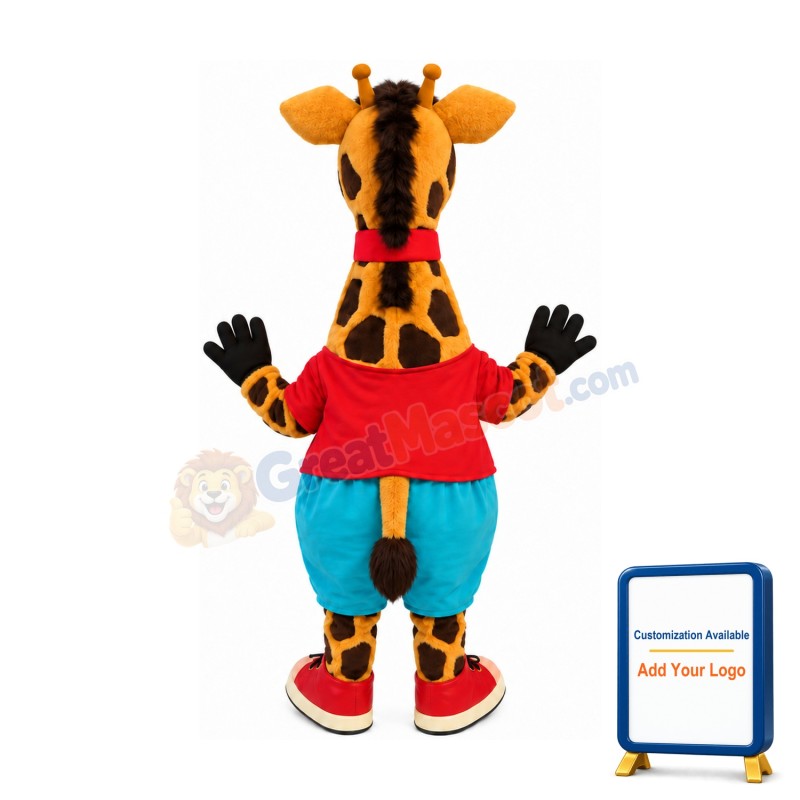 Lovely Lightweight Giraffe Mascot Costume