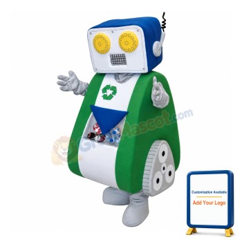 Recycling Robot Mascot Costume