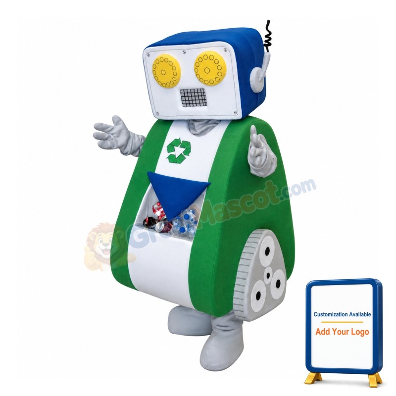Recycling Robot Mascot Costume