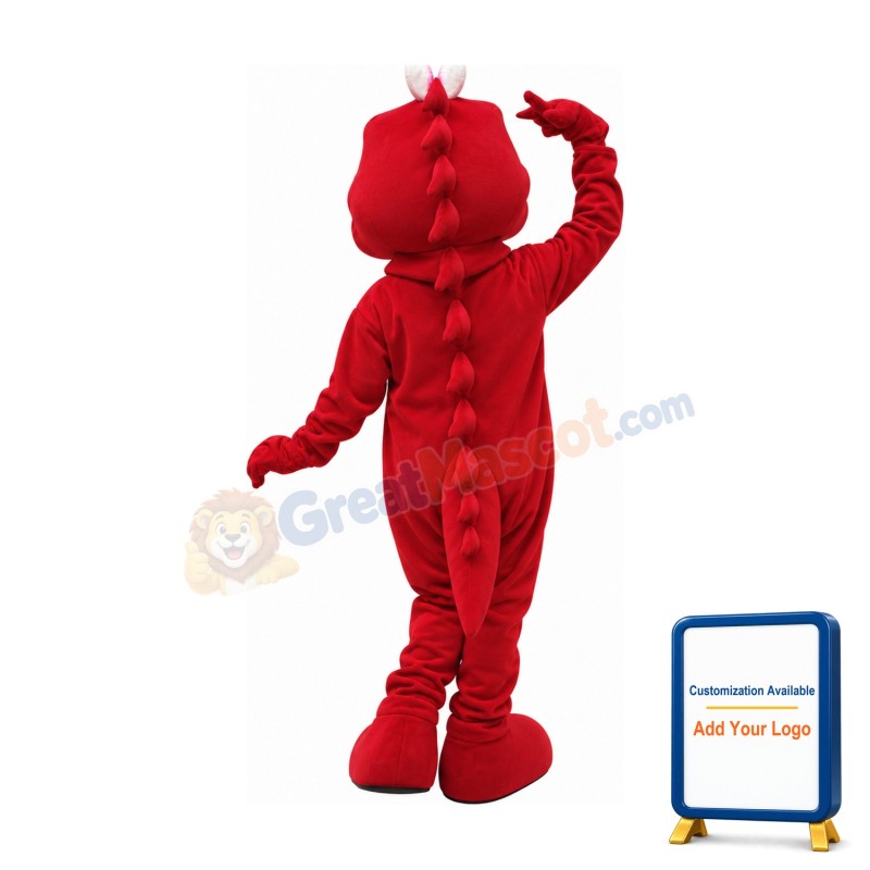 Funny Red Cobra Mascot Costume