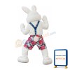 Lovely White Easter Bunny Mascot Costume