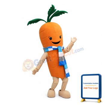 Cute Carrot Mascot Costume