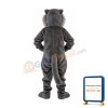 Fierce Grey Wildcat Mascot Costume