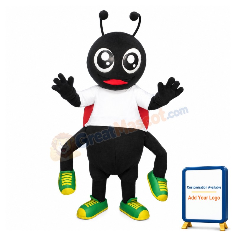 Black Ant Mascot Costume