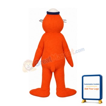 Orange Seal Mascot Costume