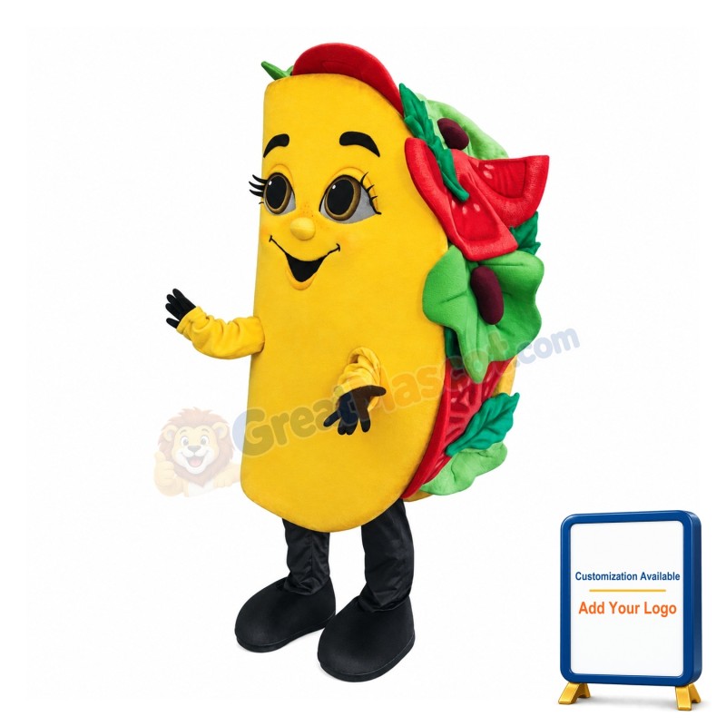 Superb Taco Mascot Costume