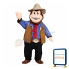 Sheriff Monkey Mascot Costume