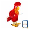 Red Chicken Mascot Costume