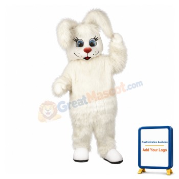Friendly Easter Bunny Mascot Costume