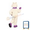 Friendly Sheep Mascot Costume