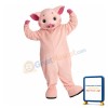 Lovely Lightweight Pink Pig Mascot Costume