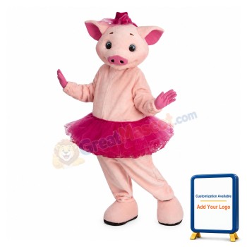 Beautiful Lightweight Pink Pig Mascot Costume