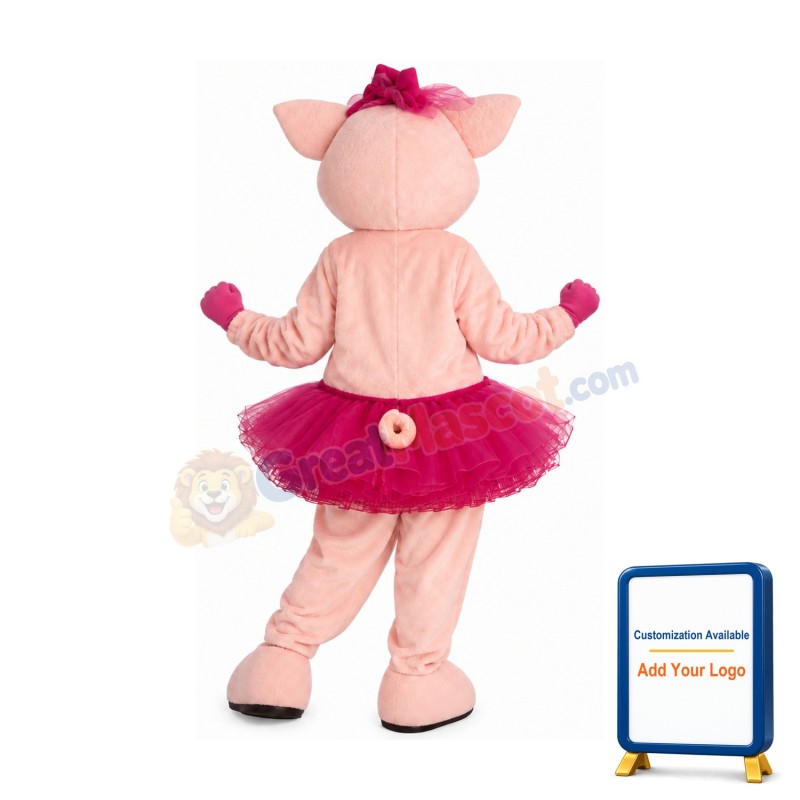 Beautiful Lightweight Pink Pig Mascot Costume
