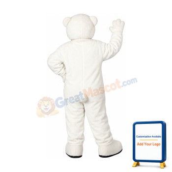 Friendly Polar Bear Mascot Costume