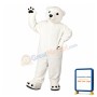 Friendly Polar Bear Mascot Costume