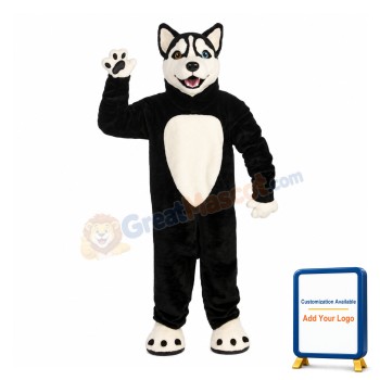 Happy Wolf Mascot Costume