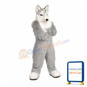 Power Husky Mascot Costume