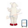 Red Heart Sheep Mascot Costume