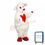 Red Heart Sheep Mascot Costume