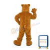 Fierce Brown Bulldog Mascot Costume