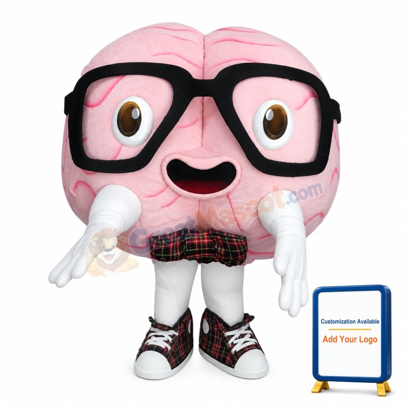 Superb Brain Mascot Costume
